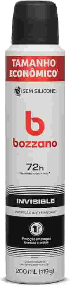 Bozzano Desodorante Invisible Aerossol Antitranspirante Masculino 200ml