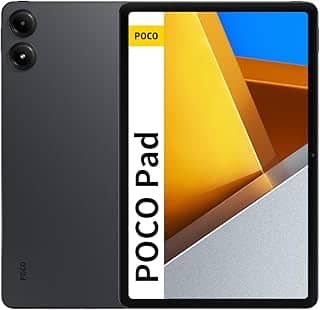 Xiaomi Poco Pad Tablet de 12,1 polegadas, 8 GB de RAM + 256 GB de ROM, tablet Android WiFi, resolução de 2560 x 1600, tela de 120 Hz, bateria de 10000 mAh, carregamento rápido de 33 W(Cinza)