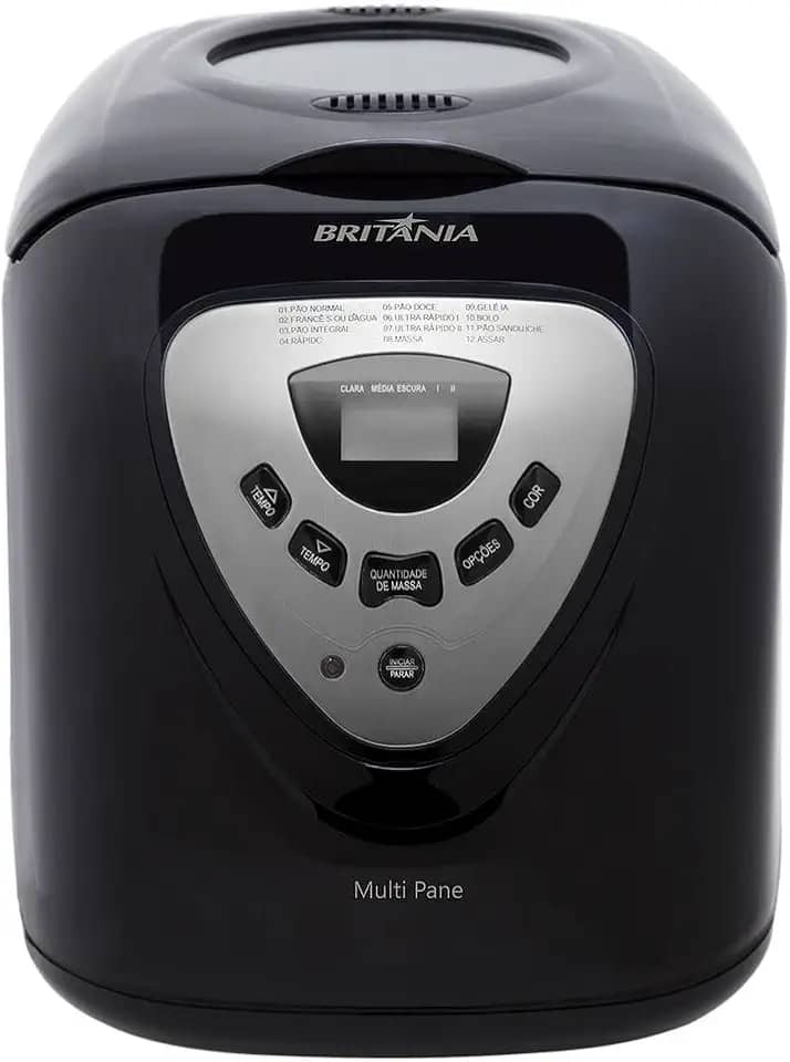 Panificadora, Multipane, 550W, Preto, 110v, Britânia