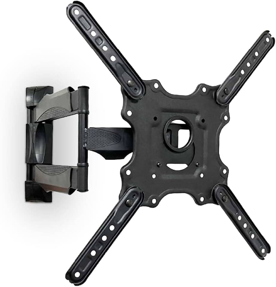 Suporte TV Tri-Articulado 26 a 65 Polegadas 38kg Universal LCD LED Inclinação Rotação 180° Quarto Sala Padrão Vesa SparkBr