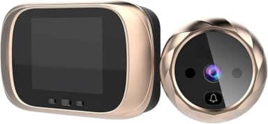 Vicfone Visualizador de porta digital câmera olho mágico campainha tela LCD de 2,8 polegadas com sessão de fotos monitoramento digital de porta para segurança doméstica