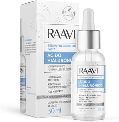 Sérum Facial Preenchedor Ácido Hialurônico Raavi 30ml
