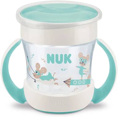 NUK Copo Mini Magic Cup 360º Com Alça Evolution 160Ml– Neutral Branco
