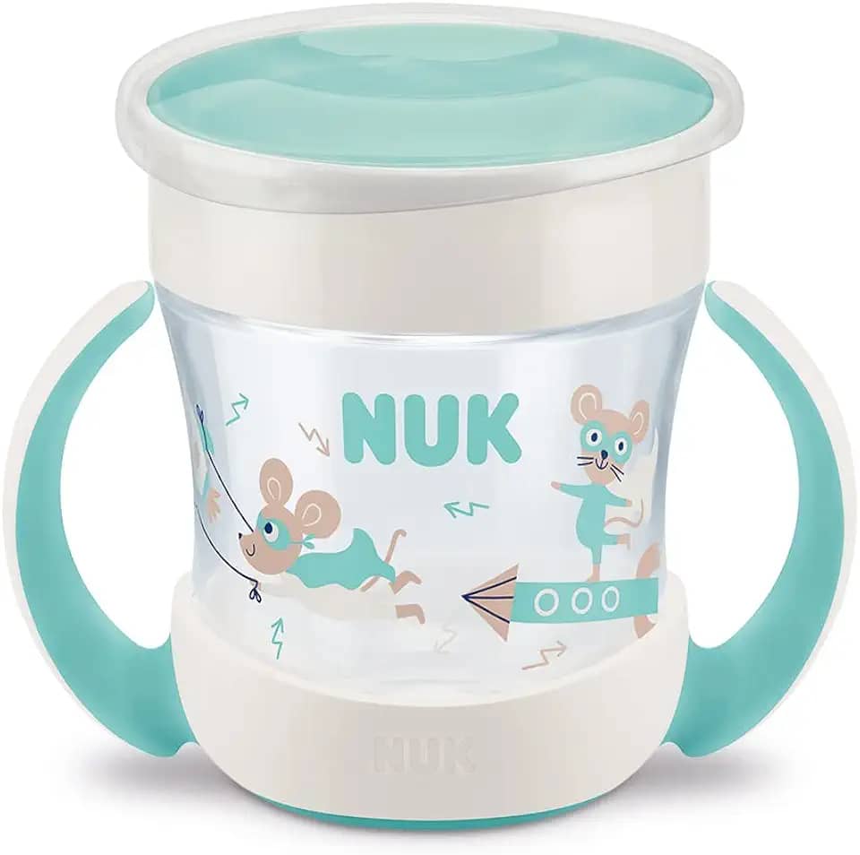 NUK Copo Mini Magic Cup 360º Com Alça Evolution 160Ml– Neutral Branco