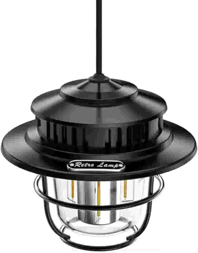 Lampião Led Luminária Recarregável USB Bateria Para Camping Aventura Pesca Manutenção Decoração