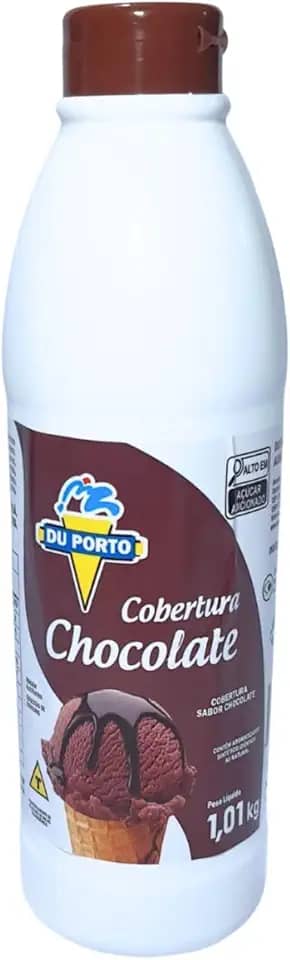 Cobertura Chocolate Para Sorvetes 1kg Du Porto