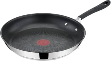 Frigideira Tefal Jamie Oliver 28cm, Inox, com Fundo de Indução, Revestimento Titanium e Thermo Sinal