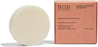 B.O.B Bars Over Bottles B.O.B Condicionador Em Barra Hidratação Profunda 55G