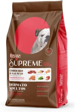 Ração Quatree Supreme Dermato para Cães Adultos Sabor Cordeiro e Salmão - 3kg