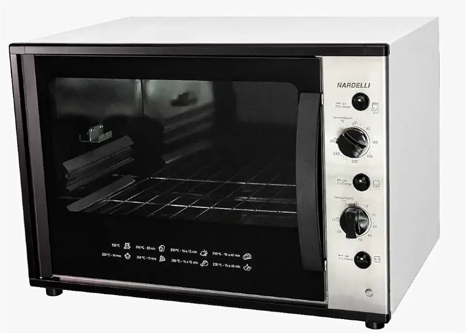 Forno Eletrico Bancada Nardelli Smart60s Com Espeto Giratorio