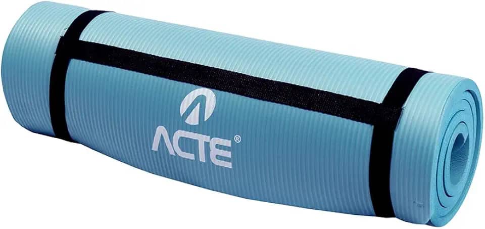 Acte, Tapete Comfort de Yoga Macio 1,2M x 1,80M o T54 - Verde