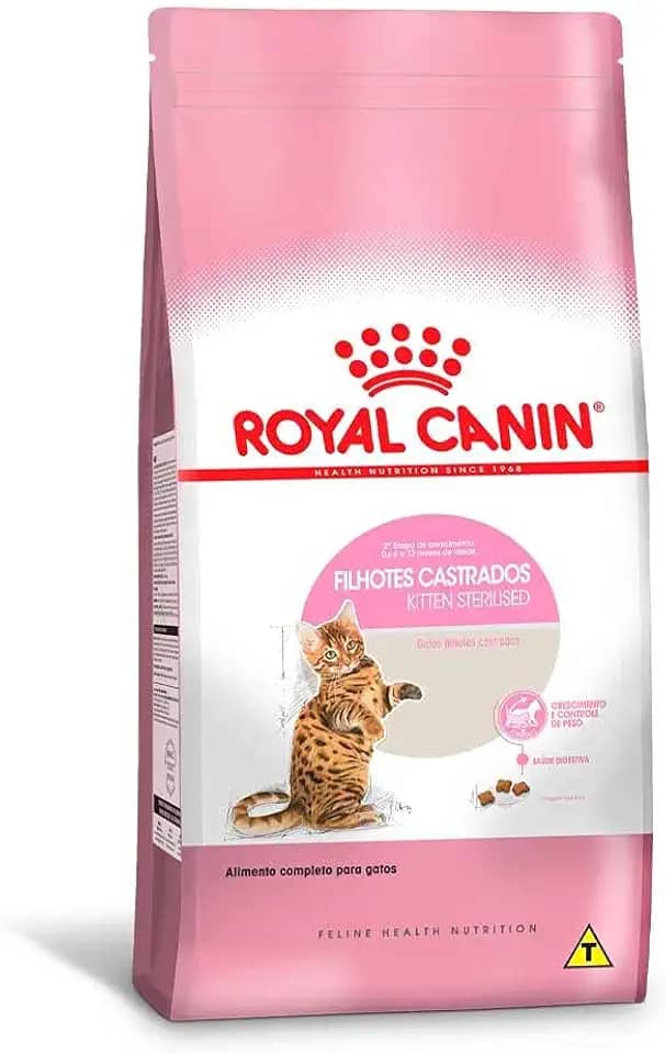 ROYAL CANIN Ração Sterilised, Gatos Filhotes 1,5kg Raça Adulto