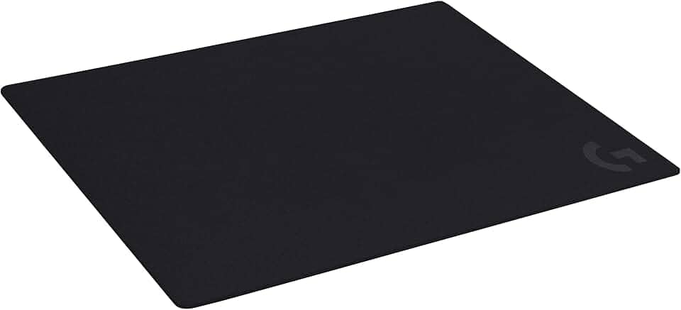 Mouse Pad Grande de Tecido com Base Antiderrapante Logitech G640 Otimizado para Jogos e com Superfície de Atrito Moderado