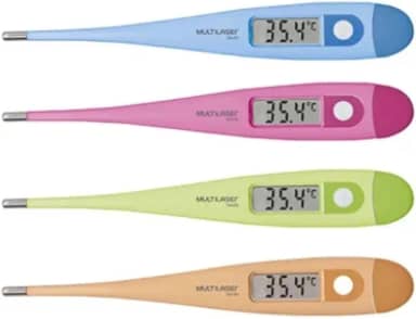 Termômetro Clínico Digital Cores Sortidas HC171 - Multilaser