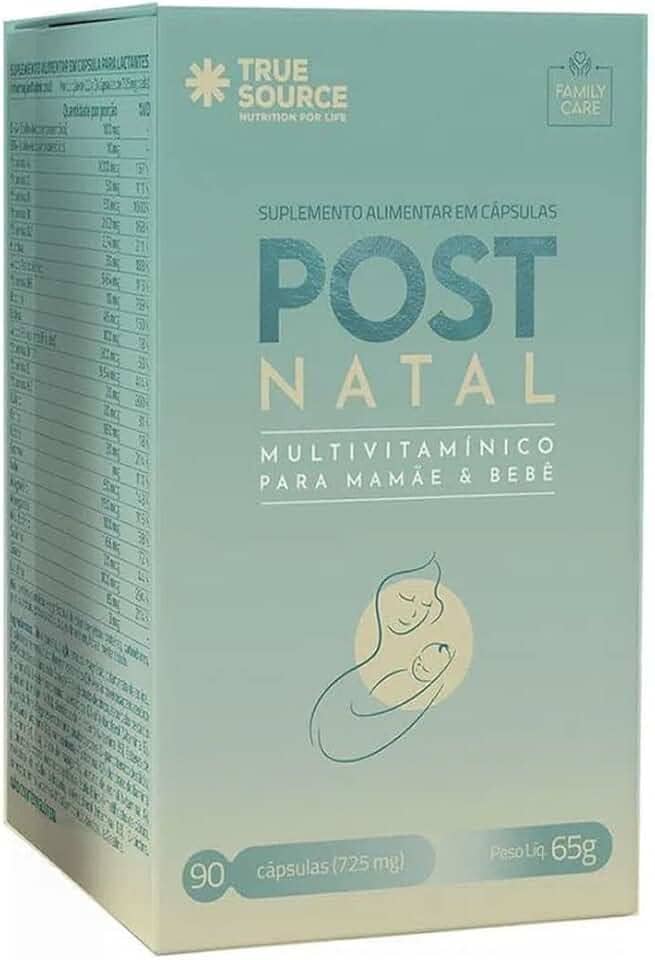 True Source Multivitamínico Post Natal (90 Caps) Único