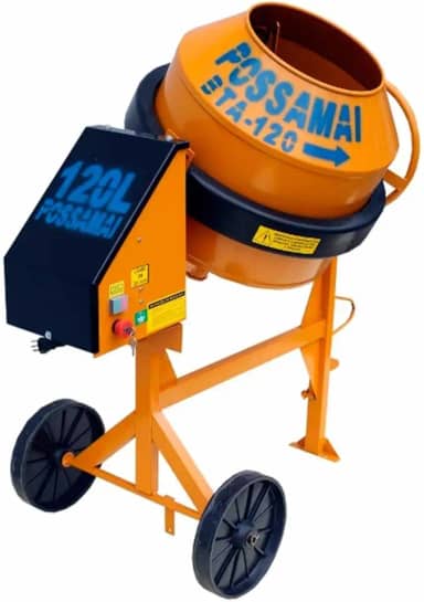 Betoneira 120 Litros BTA-120 C/Motor 1/3CV 4P Mono - Possamai
