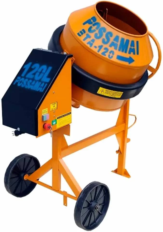 Betoneira 120 Litros BTA-120 C/Motor 1/3CV 4P Mono - Possamai