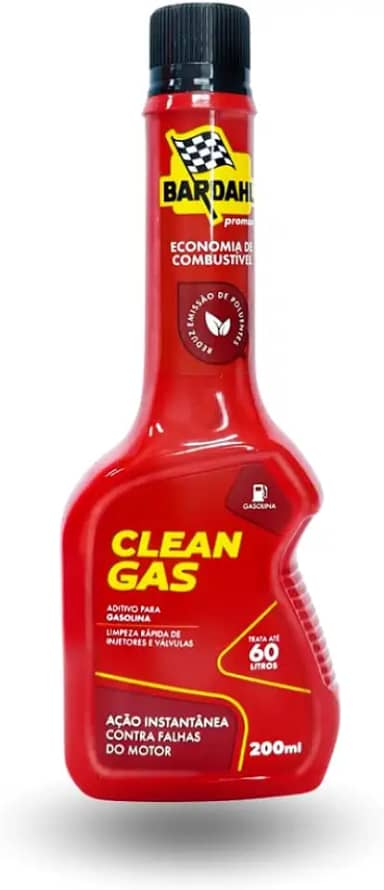 Aditivo Combustível Clean Gas 200ML Bardahl ADITIVO CLEAN GAS