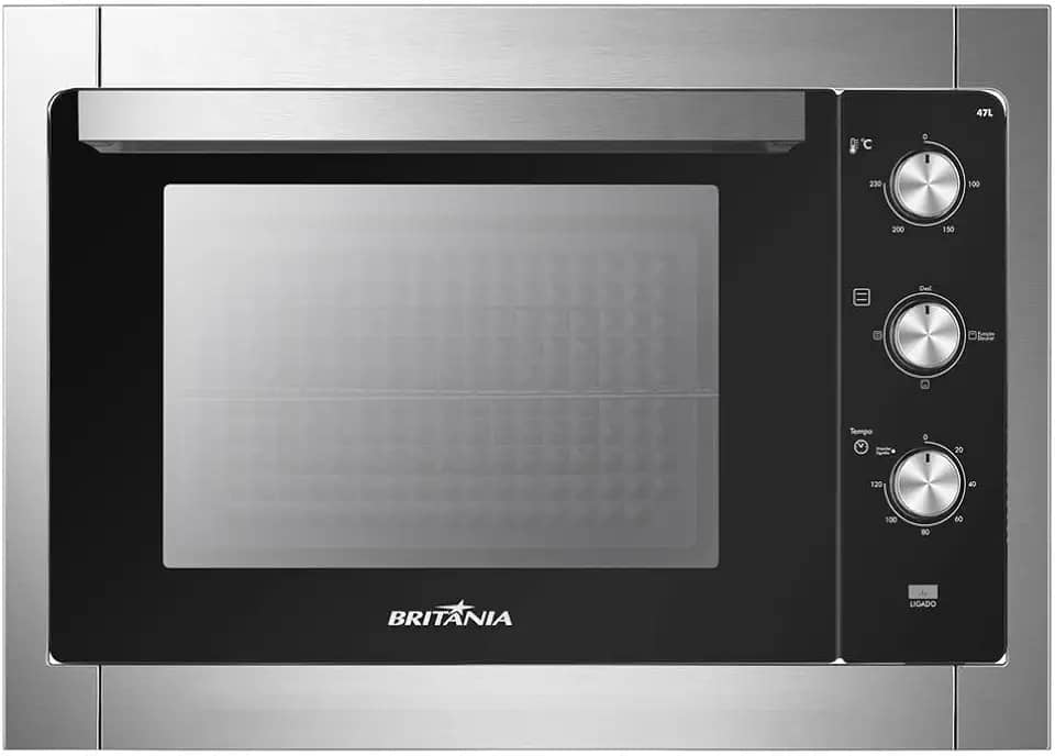 Forno Elétrico Britânia de Embutir 47L Preto BFE47P 127V