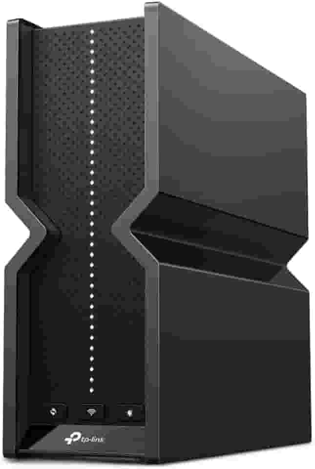 TP-Link Archer BE550 Router Wi-Fi 7 Tri-Band BE9300 Mbps, 1 WAN 2.5 G, 4 LAN 2,5 G, WIFI 7, canais 320 MHz, 4 K-QAM, Multi-Link Operation, Beamforming, 6 antena interna, EasyMesh, MAX Decking, VPN.