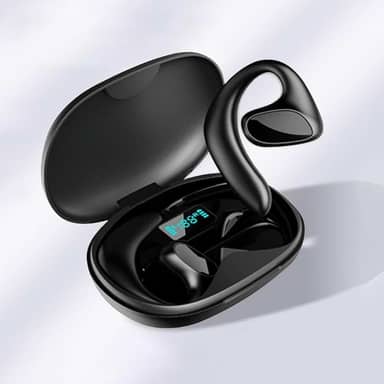 Fones de ouvido para tradutor de idiomas bidirecionais, tradução em tempo real, 144 idiomas M8, fones de ouvido para tradutor com suporte para chamadas de música, sem fio, dispositivo tradutor (preto)