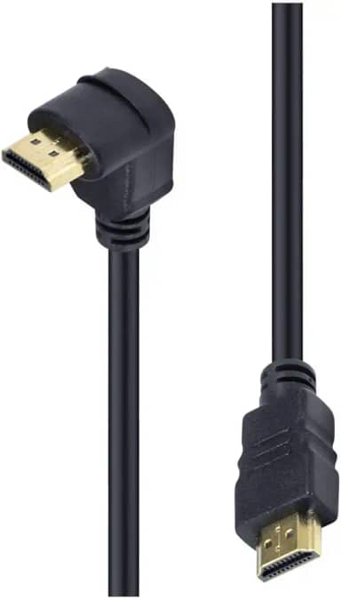 Cabo HDMI 2.0 4K Ultra HD 3D Conexão Ethernet com 01 Conector 90º, Vinik, 29248, 2 Metros