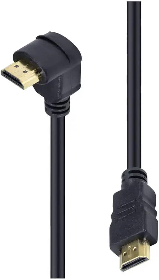 Cabo HDMI 2.0 4K Ultra HD 3D Conexão Ethernet com 01 Conector 90º, Vinik, 29248, 2 Metros