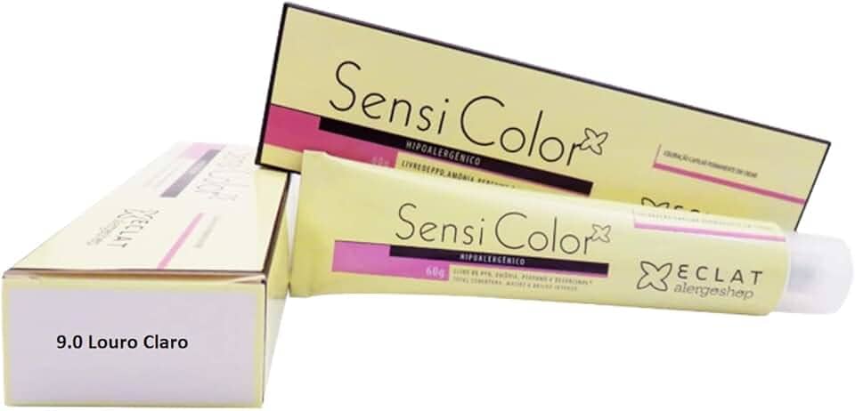 Tinta para Cabelo Sensi Color Hipoalergênica (Sensi Color 9.0 Louro Claro)