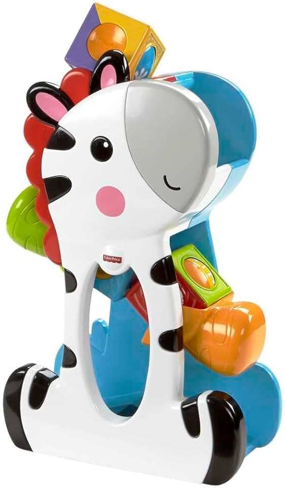 Fisher-Price Brinquedo para Bebês Zebra Blocos Surpresa para crianças a partir de 6 meses