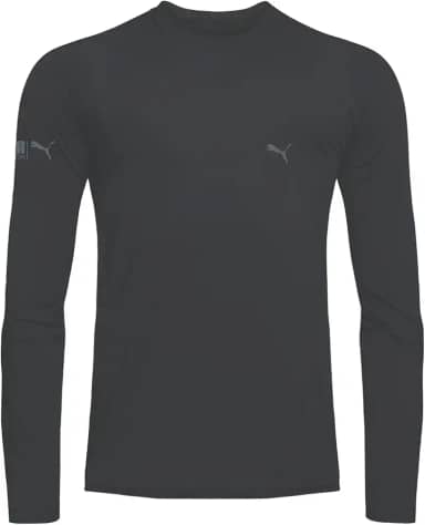 Camiseta Térmica Puma Manga Longa Segunda Pele Masculina Academia Proteção UV 50+ Fio LYCRA®