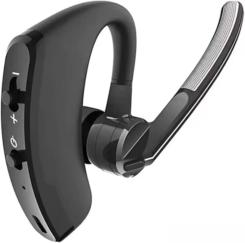 V8 Fone de Ouvido Bluetooth 5.0, Preto, Microfone Embutido, 4-6 Horas de Bateria, para Dirigir, Caminhar, Pedalar, Academia