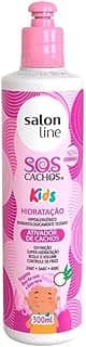 Salon Line, Ativador de Cachos, SOS Cachos Kids, Definição, Super-Hidratação, Reduz Volume e Controla Frizz, Vegana - Cabelos Ondulados, Cacheados e Crespos, 300 ml