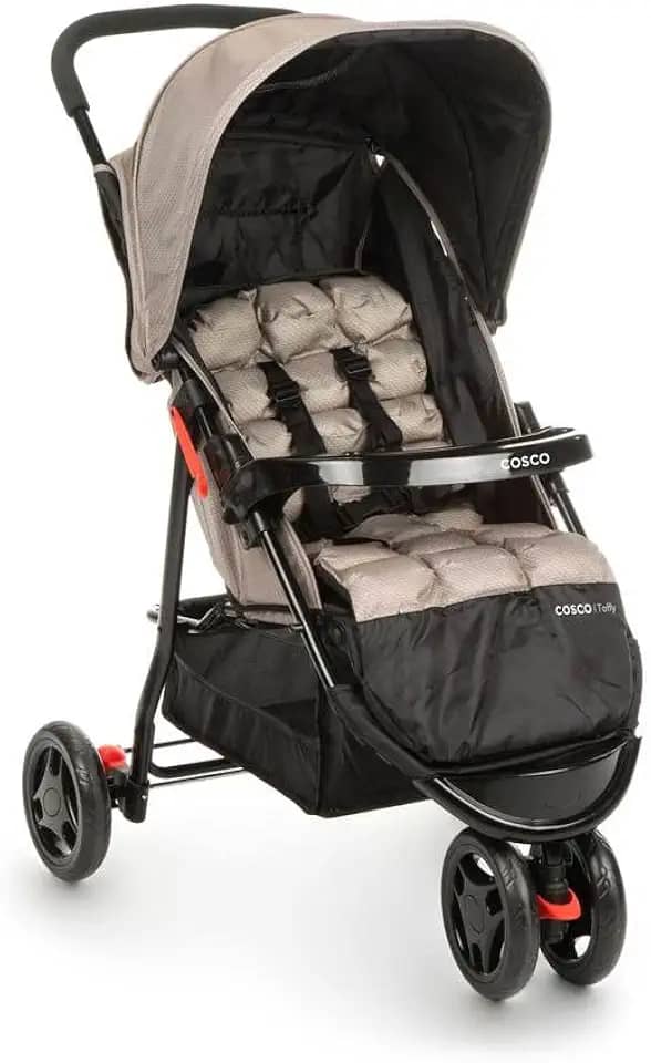 Cosco Kids, Carrinho de Bebê Toffy, Bege Grid