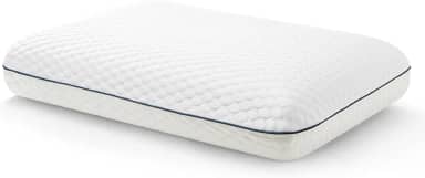 OTOSTAR Almofada de espuma de memória, almofada de cama refrescante e ventilada com bambu lavável e capa de almofada de resfriamento, travesseiro respirável de espuma viscoelástica para dormir, 1 pacote tamanho padrão