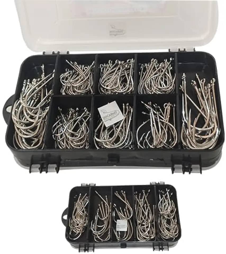 Anzol de Pesca Kit 200 Marine1/0,2/0, 3/0, 4/0, 5/0, 6/0,7/0