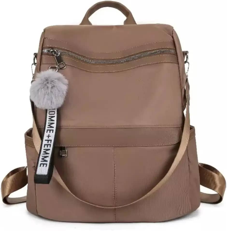 Bolsa Mochila Feminina Casual Trabalho Bolso Antifurto Linda Moderna Top