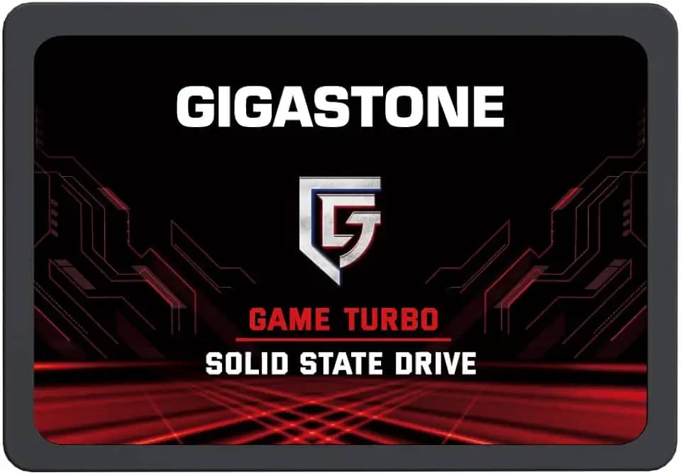 Gigastone SSD SATA 256 GB 6.3 cm SSD 540 MB/s Upgrade Laptop PC memória e armazenamento PS4 HDD substituição 6.3 cm discos rígidos internos de estado sólido SATA III SLC Cache 3D NAND Game Turbo