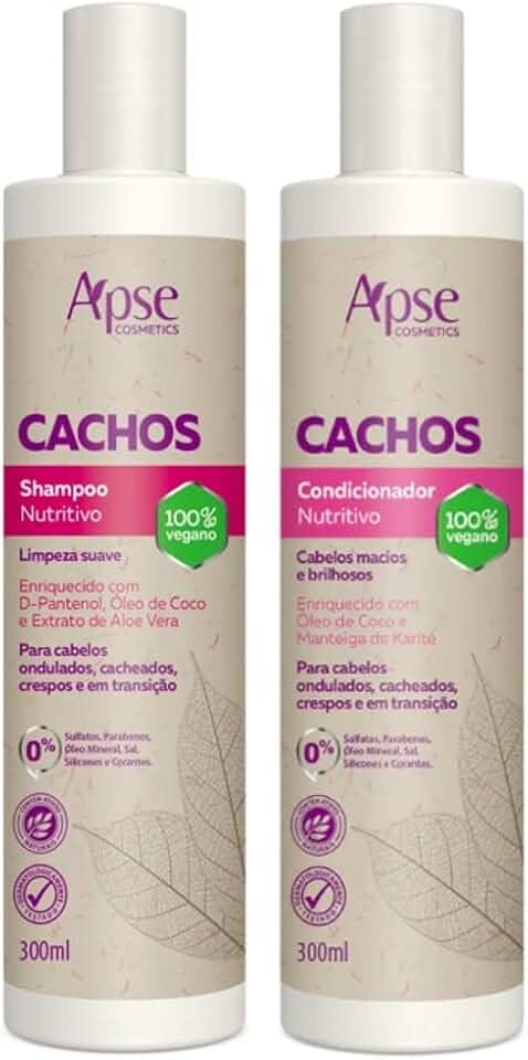 Apse Cachos Shampoo e Condicionador