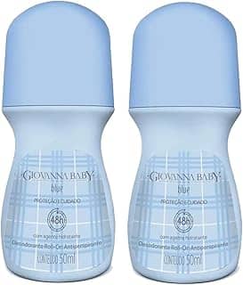 GIOVANNA BABY Desodorante Roll-On Azul 50 Ml 2 Unidades Giovanna Baby
