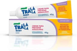 Trá Lá Lá Creme Para Prevenir Assaduras Suave Personagem Baby Branco 45 G