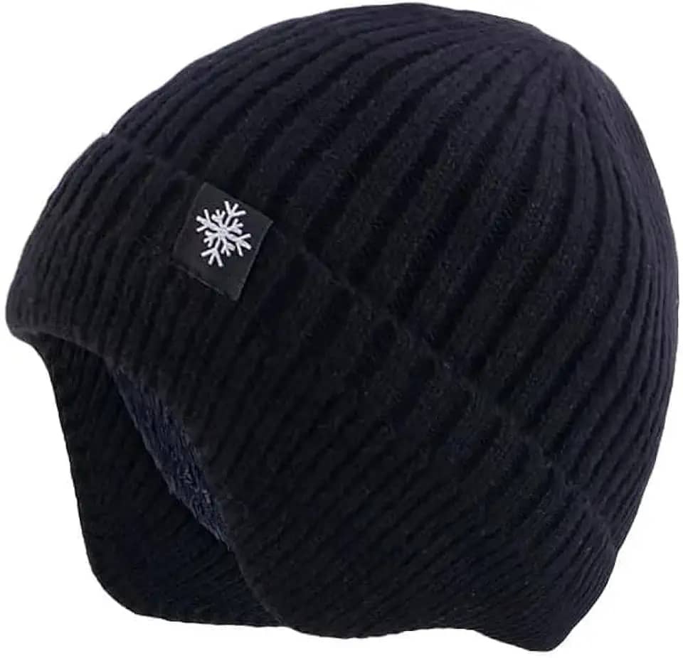 Gorro Touca Térmica Masculina e Feminino Inverno com Forro Interno Peluciado Gorro Quente, Elástico e Confortável – Estilo e Proteção no Frio