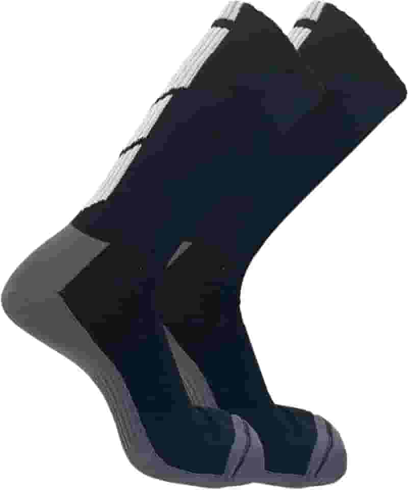 Meia Ciclismo Up Esportivas Cano Longo Microfibra Masculina (BR, Numérico, 40, 46, Regular, Regular, Preto)