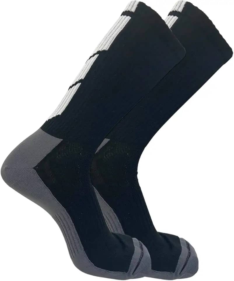 Meia Ciclismo Up Esportivas Cano Longo Microfibra Masculina (BR, Numérico, 40, 46, Regular, Regular, Preto)