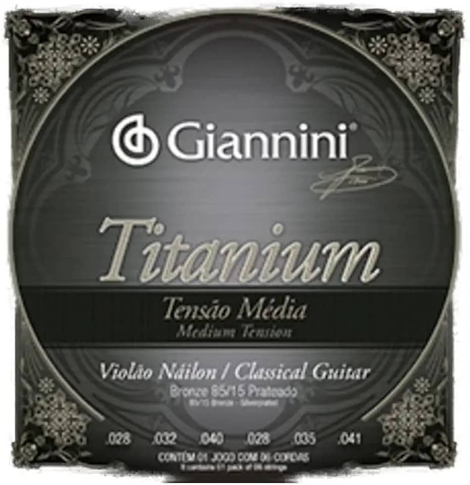 Encordoamento Giannini Titanium para Violão Nylon GENWTM