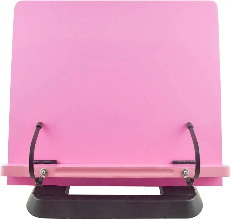 Apoio De Leitura Livro e Notebook - Penélope, Marca Fácil, Rosa