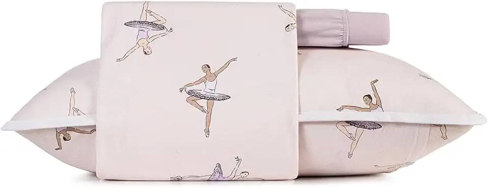 Jogo cama simples 2pc Mundo Kids Malha - Doce Plié - Solteiro