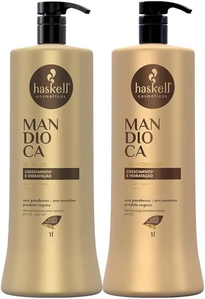 Shampoo e Condicionador Haskell Mandioca 1 Litro