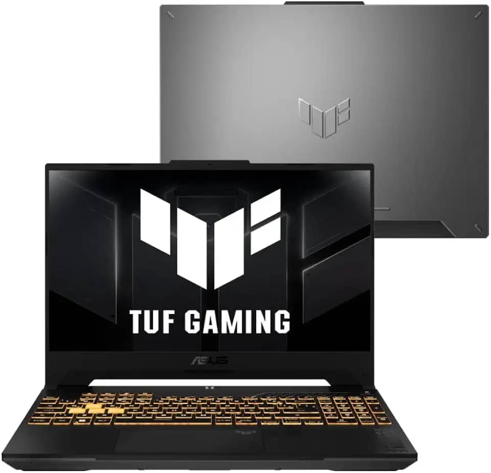 Notebook ASUS TUF Gaming F15, Intel Core i7, 8GB, 512GB SSD, KeepOS, RTX4050, 15,60' FHD, Mecha Gray FX507VU-LP151