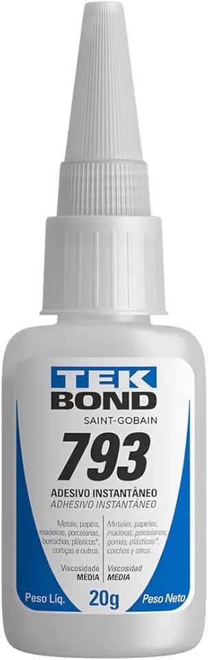 Adesivo Instantaneo TekBond 793 20g A Bico Antientupimento, unidade