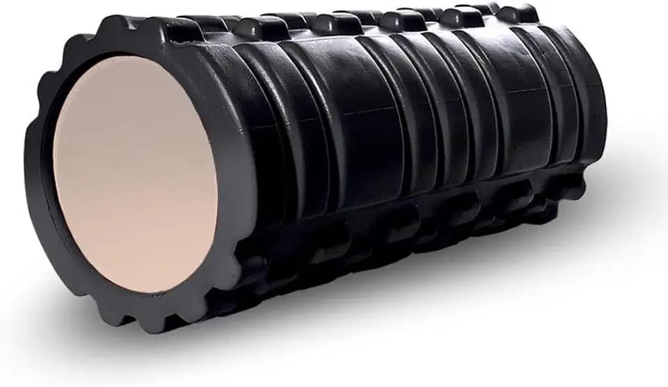 Rolo de Liberação Miofascial EVA e PP - Preto e Branco 30CM Premium